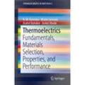 Thermoelectrics - N. M. Ravindra, Bhakti Jariwala, Asahel Bañobre, Kartoniert (TB)
