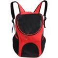 Lycxames - Rucksack für Hunde und Katzen, freihändig, verstellbare Belüftung, doppelter Schultergurt, Tasche zum Tragen von Hunden, Katzen, Chinots,