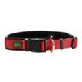 Hundehalsband Vario Plus Größe: M, rot/schwarz