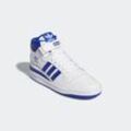 Sneaker ADIDAS ORIGINALS "FORUM MID" Gr. 40, blau (cloud white, royal blue, cloud white) Schuhe Sneaker