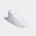 Sneaker ADIDAS ORIGINALS "FORUM MID" Gr. 37, weiß (cloud white, crystal cloud white) Schuhe Sneaker