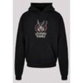 Sweatshirt F4NT4STIC "F4NT4STIC Herren Looney Tunes Bugs Bunny with Ultra Heavy Hoody" Gr. L, schwarz (black) Herren Sweatshirts