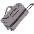 travelite Basics Trolley Reisetasche 55 cm erweiterbar 2 Rollen 51 l - Grau