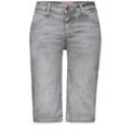 Street One Jeans-Bermudas "Jane", Slim Leg, für Damen, grau, 29