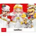 Nintendo amiibo Hochzeits Mario + Peach + Bowser Mario Odyssey Collection Switch-Controller (Super Mario Odyssey 3er Pack