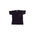 Kurzarm-t-shirt aus 100% baumwolle xxl navy blau - 634/XXL