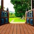 Wpc Holz Kunststoff Fliesen,30x60cm,6 Stück,braun,Terrassenfliesen Klickfliesen Balkonfliesen Wasserdicht,korrosionsbeständig und einfach zu