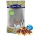 Lyra Pet - 5 kg ® Kaninchenohren gefüllt mit Ente + Tennis Ball