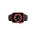 Apple Watch (Series 7) 2021 GPS + Cellular 41 mm - Aluminium Rot - Sportarmband Schwarz