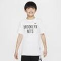 Brooklyn Nets Essential Nike NBA-T-Shirt für ältere Kinder (Jungen) - Weiß