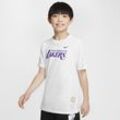 Los Angeles Lakers Essential Nike NBA-T-Shirt für ältere Kinder (Jungen) - Weiß