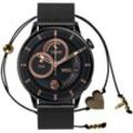 Maxcom - Vanad Pro Jewelry Black Set Plantwear Men's Bracelet Smartwatch Schwarz