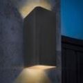 Wandleuchte PACO HOME "ELENA" Lampen Gr. Höhe: 24 cm, grau LED Außenwandleuchte Außenwandleuchten