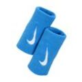 NikeCourt Premier Tennis-Schweißarmbänder in doppelter Breite - Blau