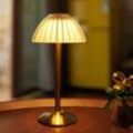 Led Akku Tischlampe, Akkubetriebene Tischlampe, Dimmbare led Tischlampe - Nachttischlampe für Wohnzimmer, Schlafzimmer, 3 Lichtfarben Hiasdfls
