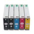 ABC Tintenpatrone (Kompatibles Set 5x Druckerpatrone für Epson WorkForce Pro WP-4000