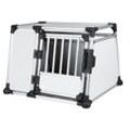 TRIXIE Hunde-Transportbox TRIXIE Transportbox Aluminium L 93x64x81cm silber/hellgrau