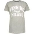 Vingino - T-Shirt CLASSIC LOGO in grey mele, Gr.104