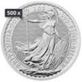 500 x 1 Unze Silber Britannia 2024 (differenzbesteuert)