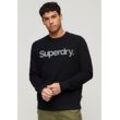 Superdry Sweatshirt CORE LOGO CITY LOOSE CREW, schwarz