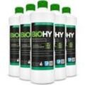BiOHY Reinigungsmittel für Saugwischer, Reiniger für Nass- und Trockensauger, Bodenwischpflege, Bio Reiniger 6er Pack (6 x 1 Liter Flasche)