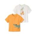 2 Kinder-T-Shirts - Orange - Kinder - Gr.: 86/92