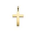HOPLO Kreuzanhänger Anhänger Kreuz massiv Gold 585 14 Karat Gold sehr groß Gewicht 10