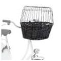 TRIXIE Tierfahrradkorb Trixie Fahrradkorb aus Weide mit Gitter