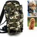 Rhafayre - Rucksack für Haustiere, Katze, Vorderrucksack, Hunderucksack, Kleiner Hund, Heimtierbedarf (Color : Camouflage, Size : Medium)