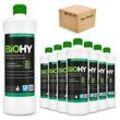 BiOHY Reinigungsmittel für Saugwischer, Reiniger für Nass- und Trockensauger, Bodenwischpflege, Bio Reiniger 9er Pack (9 x 1 Liter Flasche)