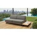 Garten Lounge Sofa MIAMI 2-Sitzer Outdoor Couch - Beige