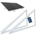 NuaFix Solarpanel Halterung Photovoltaik Solarmodul Balkonkraftwerk Aufständerung Flachdach 118 cm - Nuasol