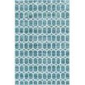 Teppich Titan Trellis, Myflair Möbel & Accessoires, rechteckig, Höhe: 13 mm, Kurzflor, gewebt, modernes geometrisches Design, blau