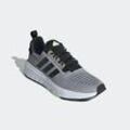 Sneaker ADIDAS SPORTSWEAR "SWIFT RUN" Gr. 38,5, grau (grey two, core black, green spark) Schuhe Laufschuhe