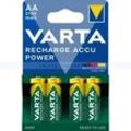 Akku Batterien VARTA Recharge Accu Power AA R6 2100 mAh 4 Stück/Blister, sofort einsatzbereit da vorgeladen, 1,2 V