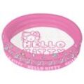 Hello Kitty 3-Ring-Pool, pink transparent, 122 x 23 cm