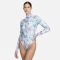 Nike Swim Hydralock Fusion einteiliger Longsleeve-Badeanzug für Damen - Blau