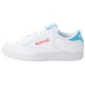 Sneaker REEBOK CLASSIC "CLUB C 85" Gr. 40, weiß (weiß, blau) Schuhe Schnürhalbschuhe