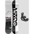Nitro Prime Raw Wide + Staxx Black L 2024 Snowboard-Set uni