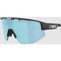 BLIZ Active Eyewear Matrix Small Matte Black Sonnenbrille smoke w ice blue multi