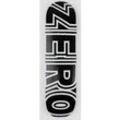 Zero Bold Black 8.5" Skateboard Deck black white
