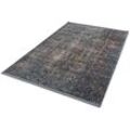 Teppich ASTRA "Ana 213" Teppiche Gr. B/L: 160 cm x 230 cm, 6 mm, 1 St., bunt (bunt, blau) Esszimmerteppiche