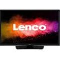 F (A bis G) LENCO LCD-LED Fernseher "DVL-2483BK - Smart-TV mit DVD" schwarz LED Fernseher