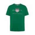 Gant T-Shirt REG ARCHIVE SHIELD SS T-SHIRT mit Logodruck auf der Brust, grün