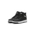 PUMA REBOUND V6 MID WTR JR Sneaker, schwarz