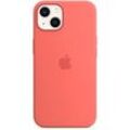 Apple Silikon Case mit MagSafe (iPhone 13) Pink Pomelo