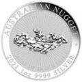 1 Unze Silber Australien Nugget Golden Eagle 2021 (differenzbesteuert)