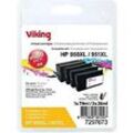 Viking 950XL / 951XL Kompatibel HP Tintenpatrone C2P43AE Schwarz, Cyan, Magenta, Gelb Multipack 4 Stück