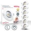 6x led Einbauspots Strahler Einbauleuchten Lampe ultra-flach Deckenspots weiß - 20