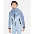 Kapuzensweatshirt mit Reißverschluss Nike Sportswear Tech Fleece Himmelblau Kinder - FD3285-493 XL